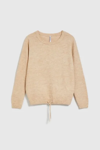 Marisse Women's Sweater Z-Sw-4510 Beige Mel