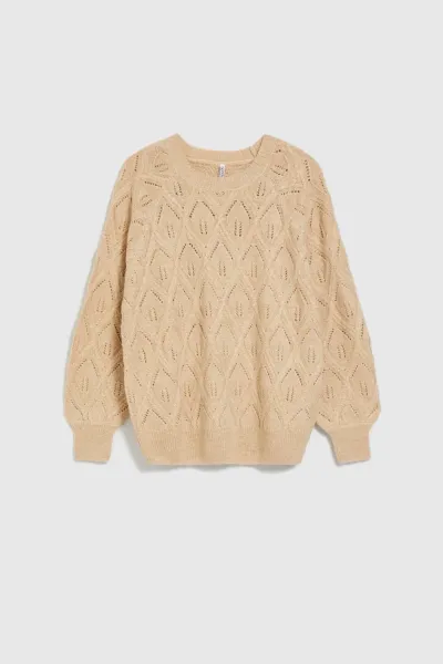 Marisse Women's Sweater Z-Sw-4503 Beige Mel