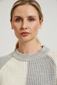 Marisse Women's Sweater Z-Sw-4500 Off White_Grey