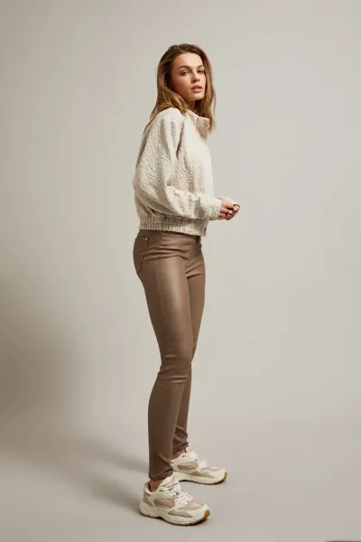 Marisse Women's Trousers Z-Sp-4525 Coffee