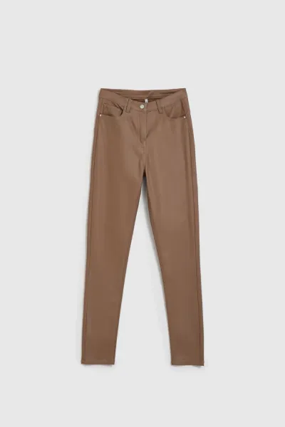 Marisse Women's Trousers Z-Sp-4525 Coffee