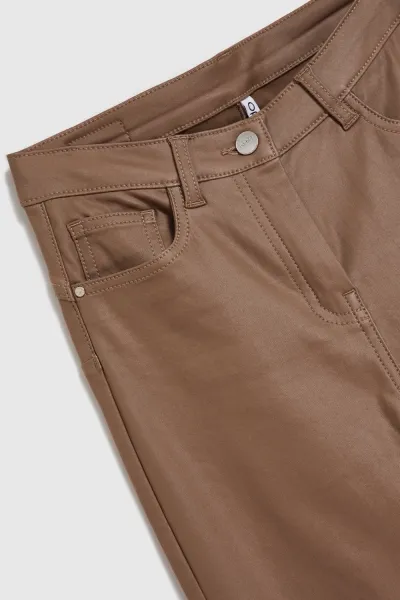 Marisse Women's Trousers Z-Sp-4525 Coffee