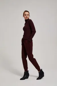 Marisse Thin Turtleneck Sweater, Chestnut