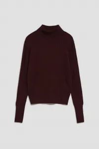 Marisse Thin Turtleneck Sweater, Chestnut