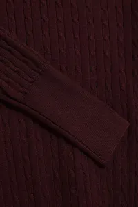 Marisse Thin Turtleneck Sweater, Chestnut