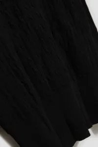 Marisse Thin Turtleneck Sweater, Black