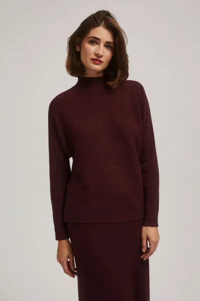 Marisse Batwing Turtleneck Sweater
