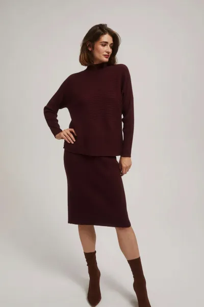 Marisse Batwing Turtleneck Sweater