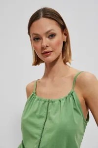 Marisse Cotton Tank Top L-Ts-3845 Palm