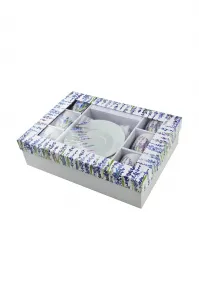 Affekdesign Sada 6 ks šálků s podšálkem Joy 250 ml fialová/modrá