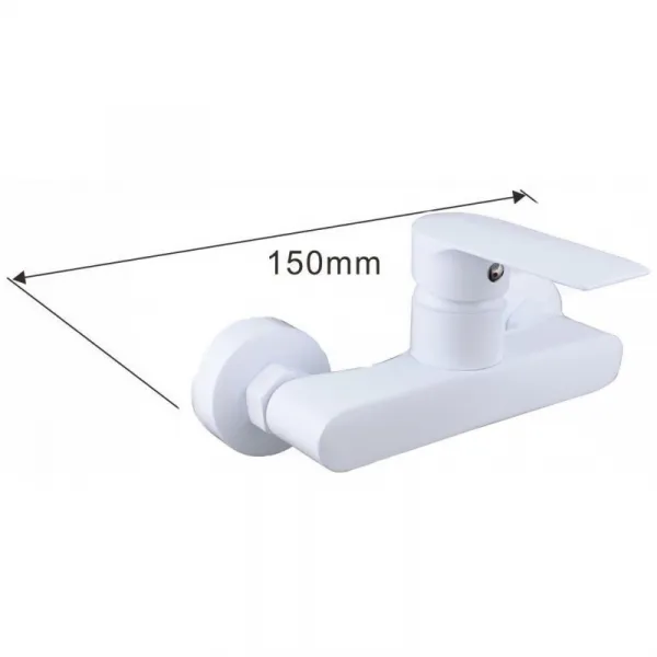 Sprchová batéria Mexen Royo 150 mm biela