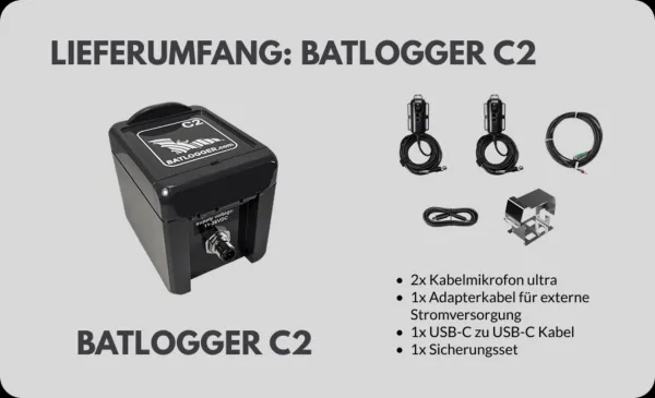 ELEKON Batlogger C ultrazvukový detektor na netopiere