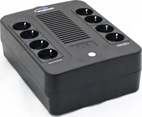 EUROCASE UPS EA200PLUS 800VA-EVO line interactive (8x zásuvka)