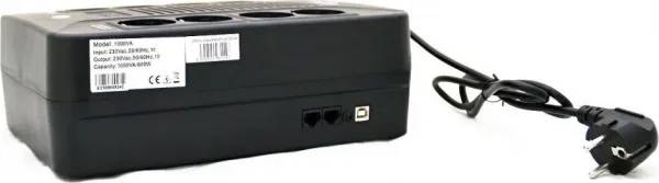 EUROCASE UPS EA200PLUS 800VA-EVO line interactive (8x zásuvka)