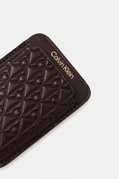 Kožené puzdro na karty Calvin Klein