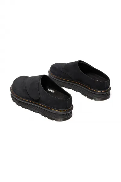 Semišové šľapky Dr. Martens ZebZag AnyWair Mule