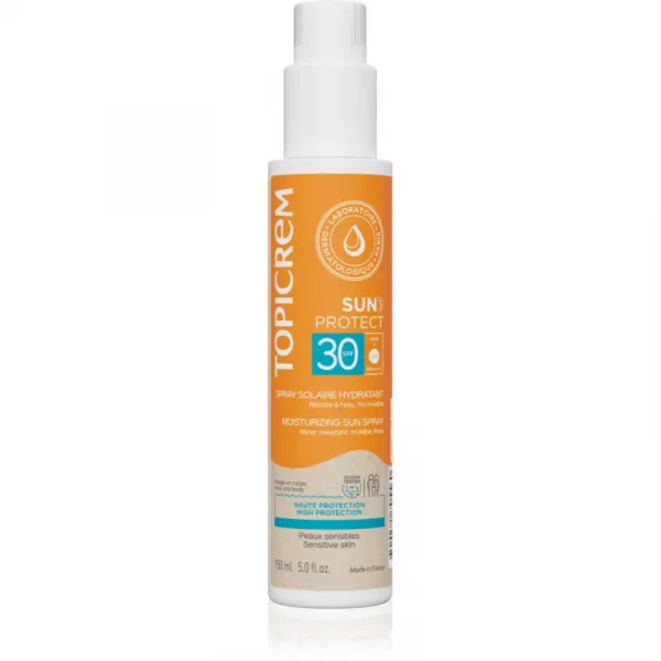 Topicrem Sun Protect Moisturizing Sun Spray ochranný sprej s hydratačným účinkom SPF 30 150 ml