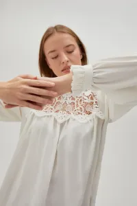Marisse Women's Shirt L-Ko-4550 Off White