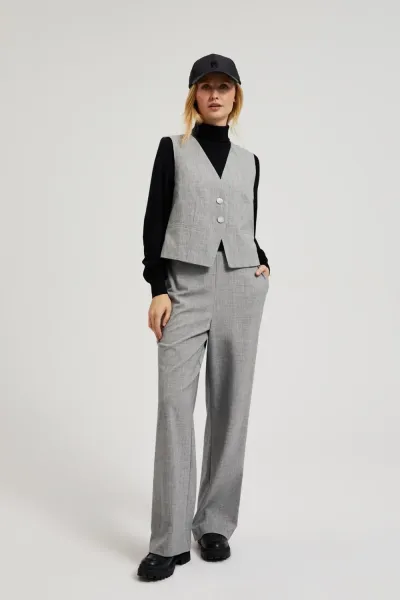 Marisse Women's Trousers Z-Sp-4518 Grey