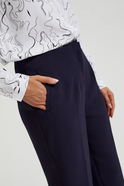 Marisse Women's Trousers Z-Sp-4513 Navy