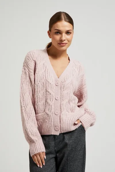 Marisse Women's Sweater Z-Sw-4505 Pink Mel