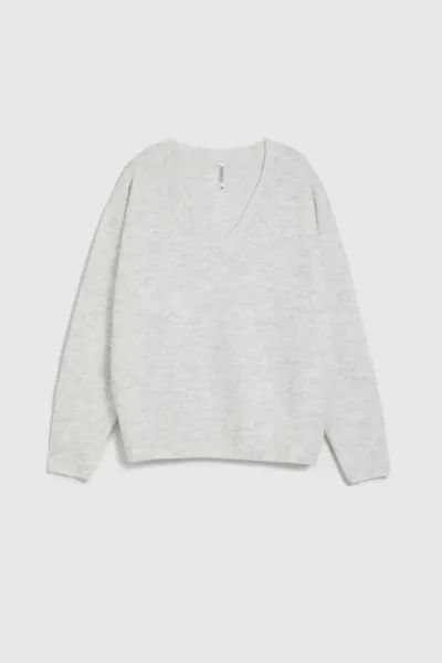 Marisse Women's Sweater Z-Sw-4513 Off White Mel