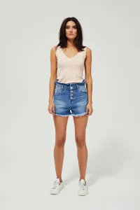 Marisse High Waist Denim Shorts L-Sh-3405 Blue