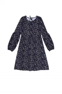 Knitted dress with print