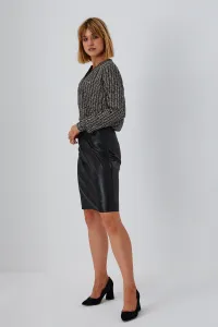 Dámska sukňa Moodo Faux leather