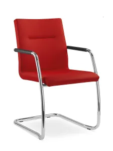 LD SEATING Konferenčná stolička SEANCE CARE 076-KZ-N4, kostra chrom