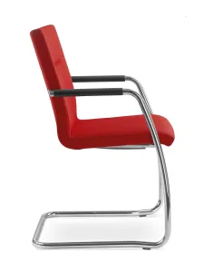 LD SEATING Konferenčná stolička SEANCE CARE 076-KZ-N4, kostra chrom