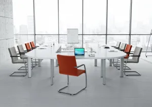 LD SEATING Konferenčná stolička SEANCE CARE 076-KZ-N4, kostra chrom
