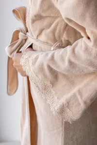 Soft Cotton Dámsky elegantný župan DESTAN v darčekovom balení
