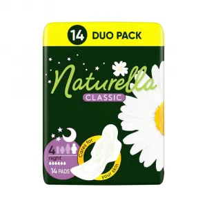 Naturella Classic Night Veľkosť 4 Vložky S Krídelkami, 14 ks