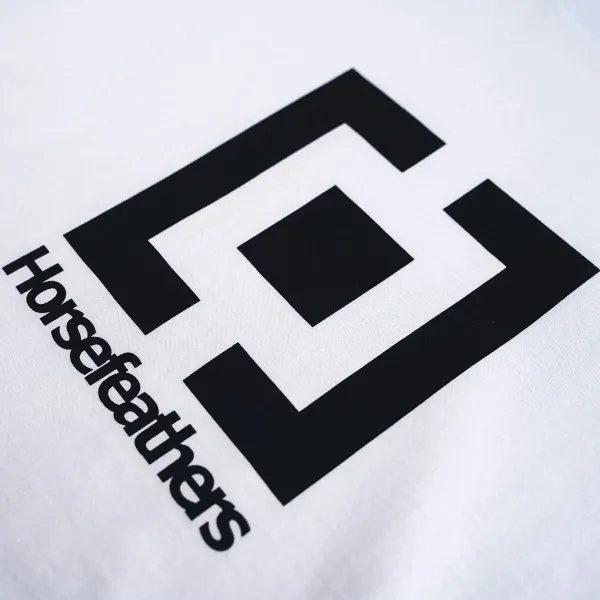 HORSEFEATHERS Tričko Base - white WHITE velikost M