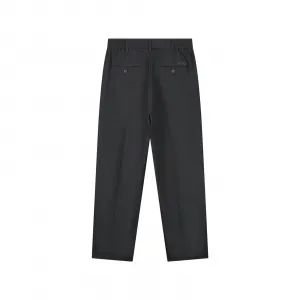 Olaf Regular Twill Pleated Chino "Charcoal" (M220406-CHARCOAL)