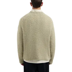 Olaf Hairy Knitted Crewneck "Hemp" (M220708-HEMP)