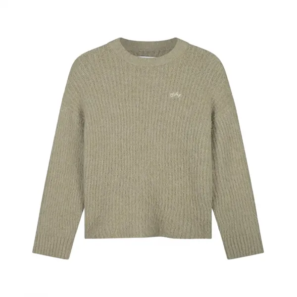Olaf Hairy Knitted Crewneck "Hemp" (M220708-HEMP)