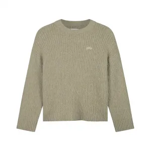 Olaf Hairy Knitted Crewneck "Hemp" (M220708-HEMP)