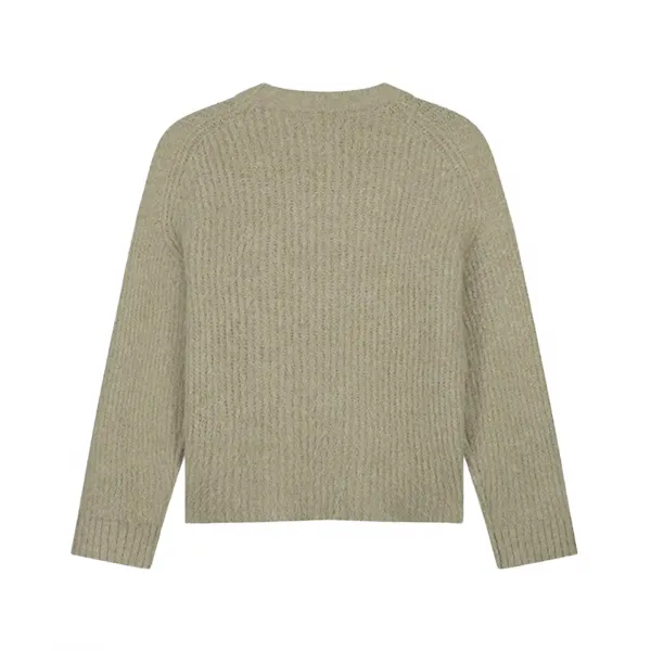Olaf Hairy Knitted Crewneck "Hemp" (M220708-HEMP)