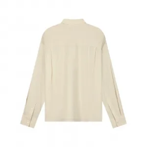 Olaf Textured Boxy Shirt "Off-White" (M220305-OFF-WHITE)