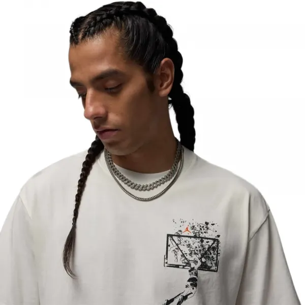 Jordan Brand Jordan Brooklyn Graphic Tee "Sail Off Noir" (IB3297-133)