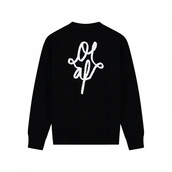 Olaf Monogram Graphic Crewneck "Black" (M220214-BLACK)