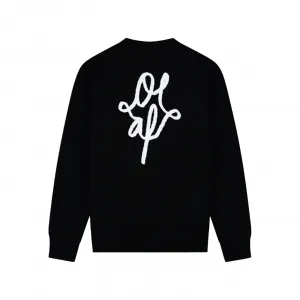 Olaf Monogram Graphic Crewneck "Black" (M220214-BLACK)