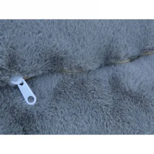 Obojstranný pelech pre psa Thermoswitch SANTORINI strieborno sivý, Veľkosť: M