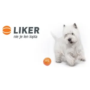 Lopta pre psov Liker, Veľkosť: priemer 7 cm