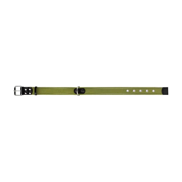 Bavlnený reflexný obojok, Obvod krku: 31-41 cm, širka: 20 mm