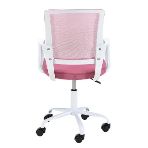 Ak furniture Dětská otočná židle FAUN růžová
