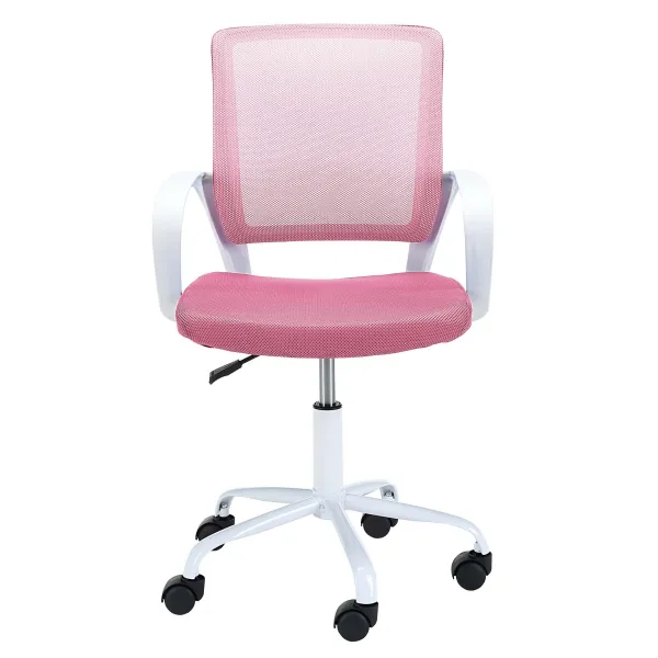 Ak furniture Dětská otočná židle FAUN růžová