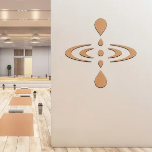 Drevená samolepka - Symbol Mindfulness